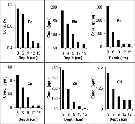 heavy metals concentration